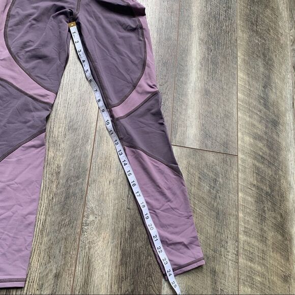 Michi Glow High Waisted Leggings Luxury Activewear Lavender Purple XS - Picture 7 of 11